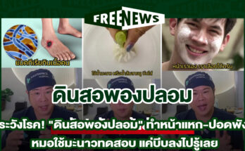 ดินสอพองปลอม